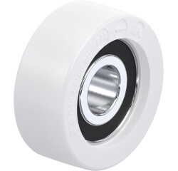 BLICKLE - Galet guide Ø 40mm bandage polyamide PA 6.6 110kg - FPO 40x16/12-10K