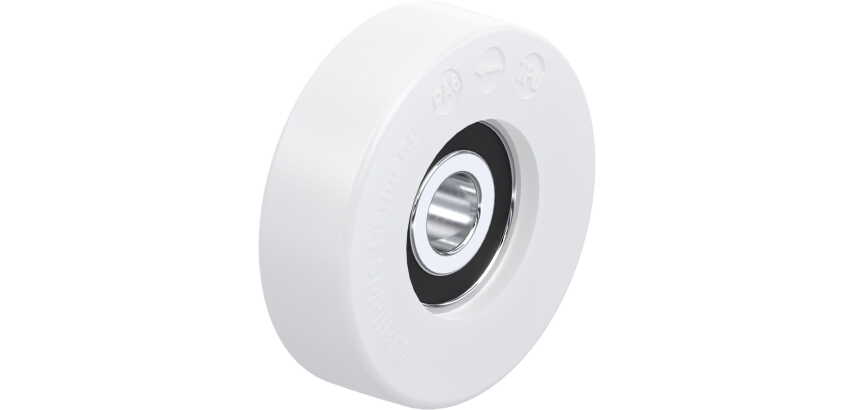 BLICKLE - Galet guide Ø 50mm bandage polyamide PA 6.6 130kg - FPO 50x15/10-9K