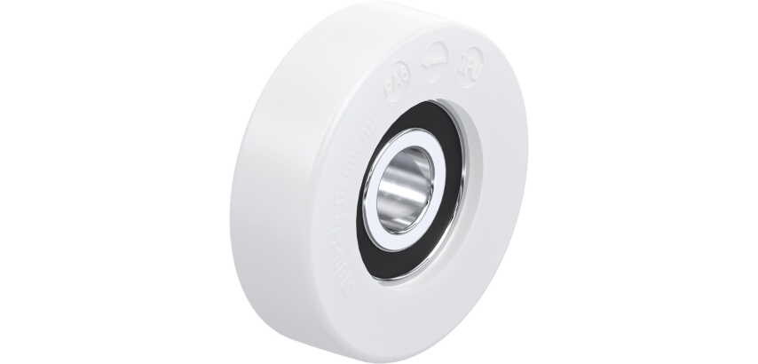 BLICKLE - Galet guide Ø 50mm bandage polyamide PA 6.6 130kg - FPO 50x15/12-10K