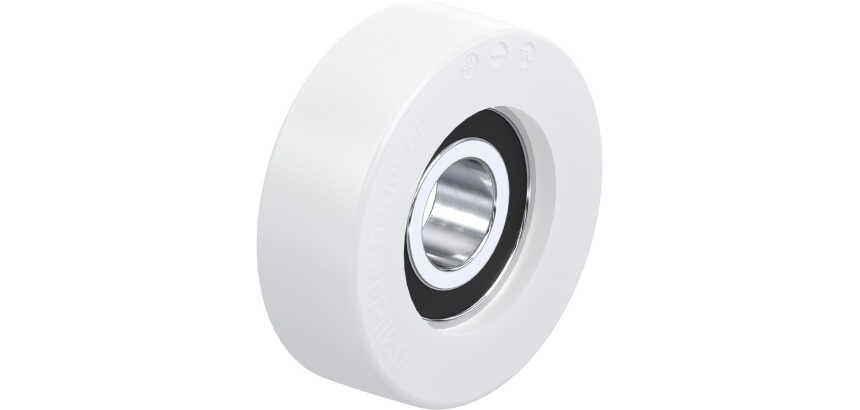 BLICKLE - Galet guide Ø 60mm bandage polyamide PA 6.6 215kg - FPO 60x20/17-12K