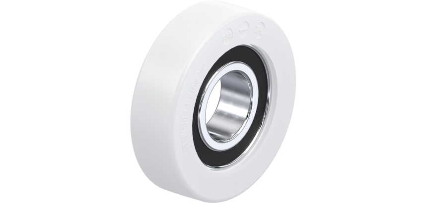 BLICKLE - Galet guide Ø 70mm bandage polyamide PA 6.6 240kg - FPO 70x20/25-15K