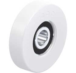 BLICKLE - Galet guide Ø 80mm bandage polyamide PA 6.6 270kg - FPO 80x20/17-14K
