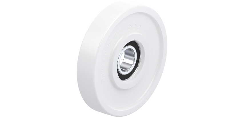 BLICKLE - Galet guide Ø 125mm bandage polyamide PA 6.6 530kg - FPO 125x25/25-15K