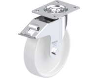 BLICKLE - Roulette pivotante à frein Ø 200mm bandage polypropylène PP 300kg - LE-PPN 200G-FI