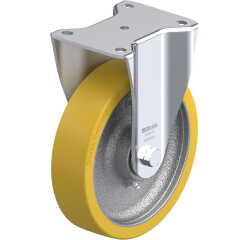 BLICKLE - Roulette fixe Ø 200mm bandage polyuréthane PU 900kg - BH-GTH 200K