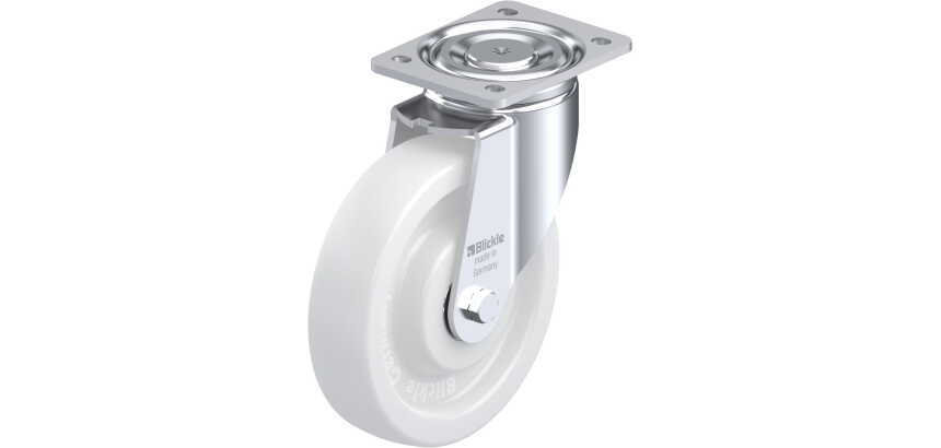 BLICKLE - Roulette pivotante Ø 200mm bandage polyamide PA 6.6 900kg - LH-SPO 200K