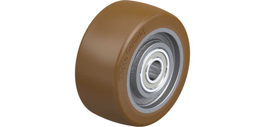 BLICKLE - Roue Ø 140mm bandage polyuréthane PU 900kg - GB 140/20K