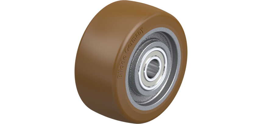 BLICKLE - Roue Ø 140mm bandage polyuréthane PU 900kg - GB 140/20K