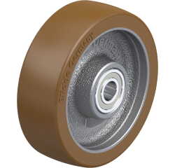 BLICKLE - Roue Ø 125mm bandage polyuréthane PU 550kg - GB 125/15K