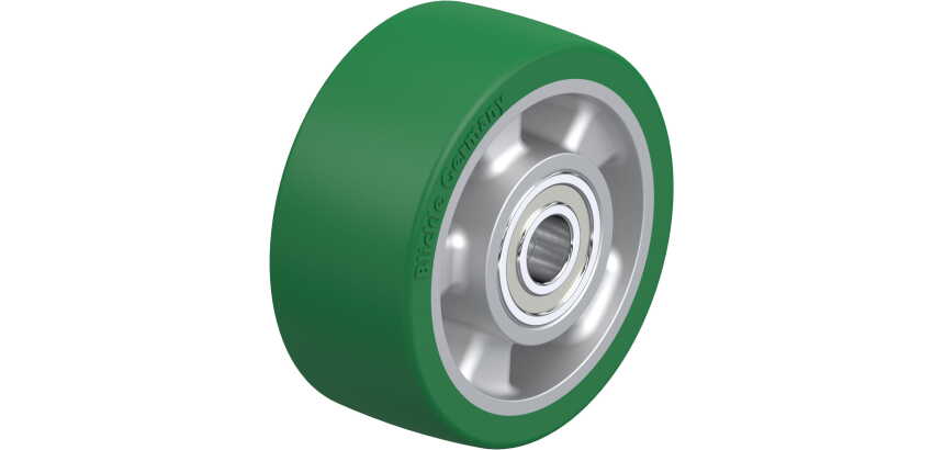 BLICKLE - Roue Ø 125mm bandage polyuréthane PU 450kg - ALST 127/20K