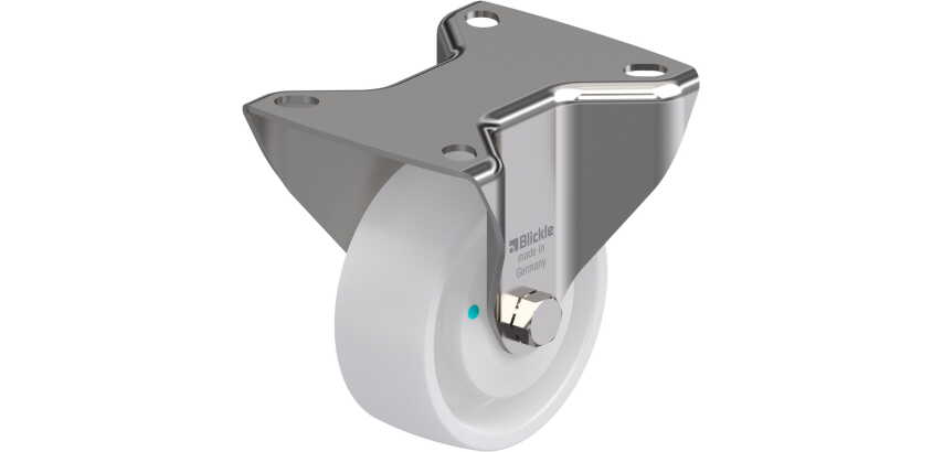 BLICKLE - Roulette fixe Ø 80mm bandage polyamide PA 6.6 150kg - BX-PO 80KAD