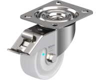 BLICKLE - Roulette pivotante à frein Ø 80mm bandage polyamide PA 6.6 150kg - LEX-PO 80KAD-FI