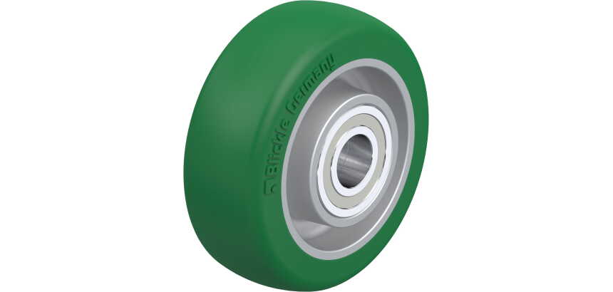 BLICKLE - Roue Ø 80mm bandage polyuréthane PU 200kg - ALST 80/15K