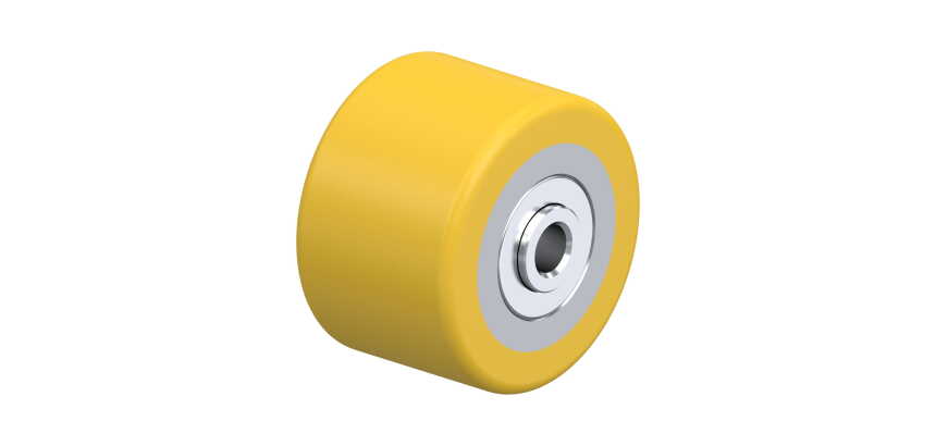 BLICKLE - Roue Ø 50mm bandage polyuréthane PU 150kg - VSTH 50/8K