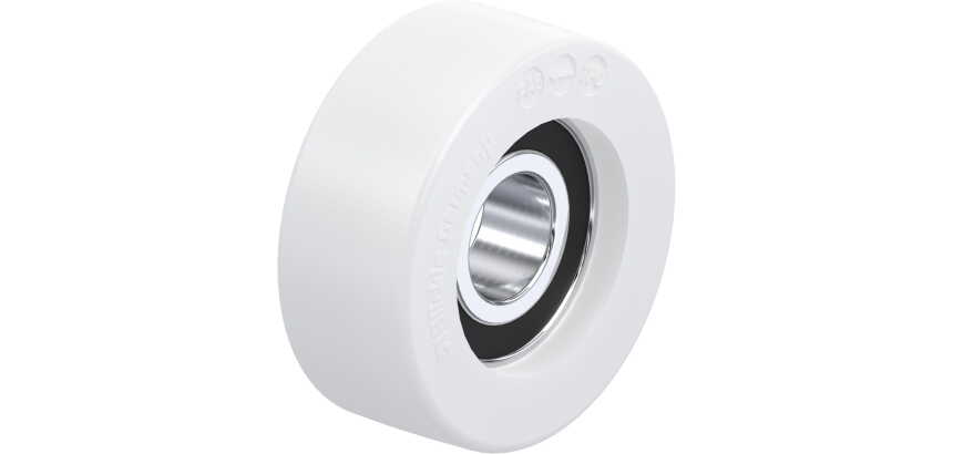 BLICKLE - Galet guide Ø 50mm bandage polyamide PA 6.6 170kg - FPO 50x20/15-11K