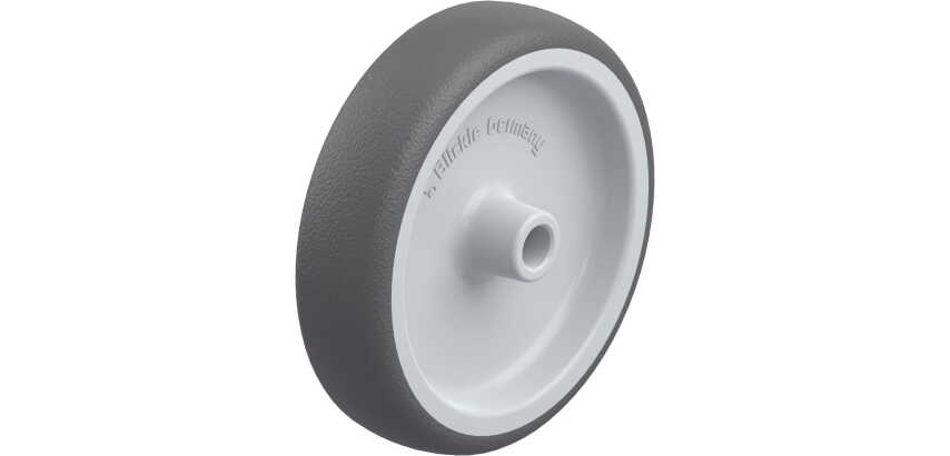 BLICKLE - Roue Ø 125mm bandage polyuréthane TPU 250kg - PATH 125/12G