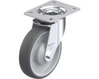 BLICKLE - Roulette pivotante Ø 160mm bandage polyuréthane TPU 300kg - LE-PATH 160KA