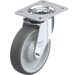 BLICKLE - Roulette pivotante Ø 160mm bandage polyuréthane TPU 300kg - LE-PATH 160KA
