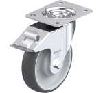 BLICKLE - Roulette pivotante à frein Ø 160mm bandage polyuréthane TPU 300kg - LE-PATH 160KA-FI
