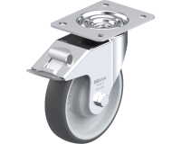 BLICKLE - Roulette pivotante à frein Ø 160mm bandage polyuréthane TPU 300kg - LE-PATH 160KA-FI