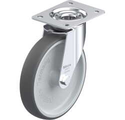 BLICKLE - Roulette pivotante Ø 200mm bandage polyuréthane TPU 300kg - LE-PATH 200G
