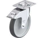 BLICKLE - Roulette pivotante à frein Ø 200mm bandage polyuréthane TPU 300kg - LE-PATH 200G-FI