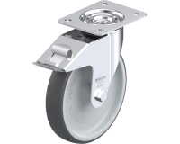 BLICKLE - Roulette pivotante à frein Ø 200mm bandage polyuréthane TPU 300kg - LE-PATH 200G-FI