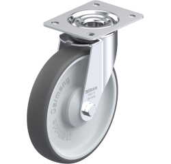 BLICKLE - Roulette pivotante Ø 200mm bandage polyuréthane TPU 300kg - LE-PATH 200KA