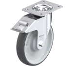 BLICKLE - Roulette pivotante à frein Ø 200mm bandage polyuréthane TPU 300kg - LE-PATH 200KA-FI