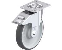 BLICKLE - Roulette pivotante à frein Ø 200mm bandage polyuréthane TPU 300kg - LE-PATH 200KA-FI