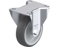 BLICKLE - Roulette fixe Ø 100mm bandage polyuréthane TPU 200kg - B-PATH 100G