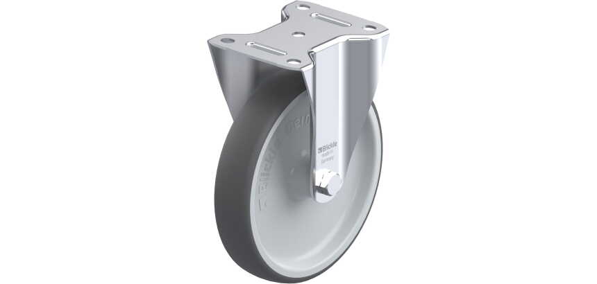 BLICKLE - Roulette fixe Ø 200mm bandage polyuréthane TPU 400kg - B-PATH 200G