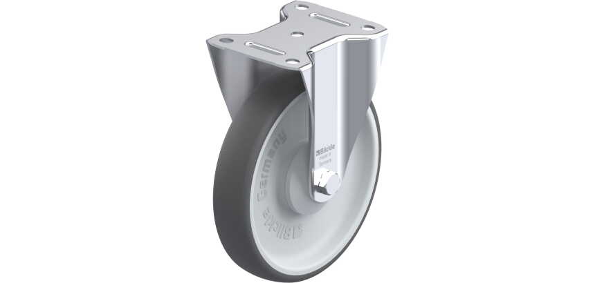 BLICKLE - Roulette fixe Ø 200mm bandage polyuréthane TPU 400kg - B-PATH 200KA