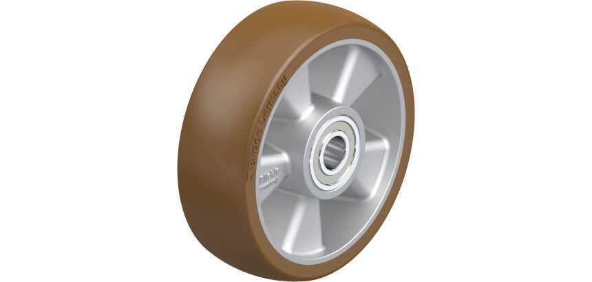 BLICKLE - Roue Ø 125mm bandage polyuréthane PU 550kg - ALB 125/15K