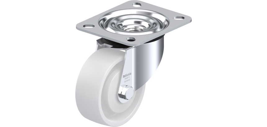 BLICKLE - Roulette pivotante Ø 80mm bandage polyamide PA 6.6 150kg - LE-PO 80KA