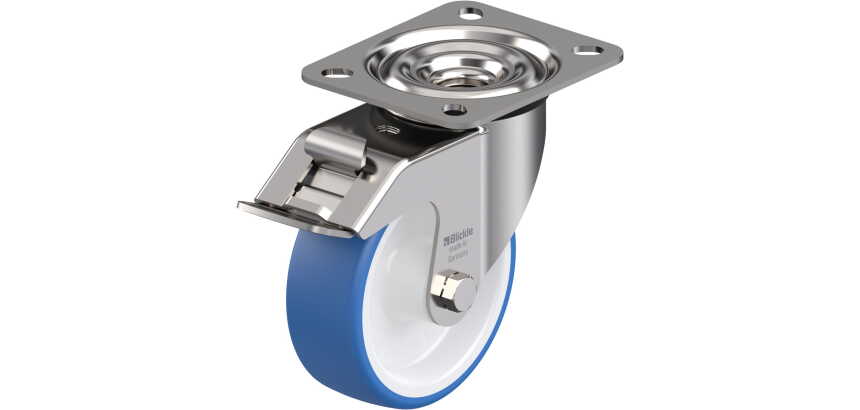 BLICKLE - Roulette pivotante à frein Ø 100mm bandage polyuréthane TPU 150kg - LEX-POTHS 100G-FI