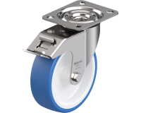 BLICKLE - Roulette pivotante à frein Ø 125mm bandage polyuréthane TPU 150kg - LEX-POTHS 125G-FI