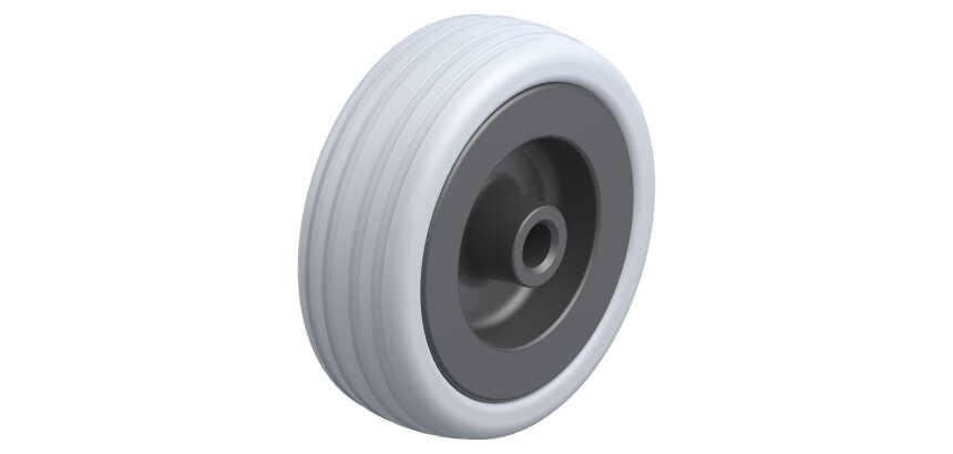 BLICKLE - Roue Ø 75mm bandage caoutchouc SBR 60kg - VPA 75/8G