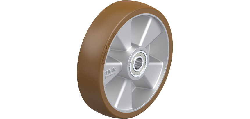 BLICKLE - Roue Ø 200mm bandage polyuréthane PU 800kg - ALB 200/20K
