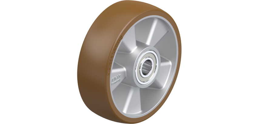 BLICKLE - Roue Ø 160mm bandage polyuréthane PU 750kg - ALB 160/20K
