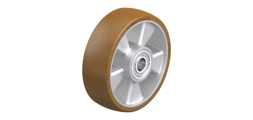 BLICKLE - Roue Ø 160mm bandage polyuréthane PU 750kg - ALB 160/20K