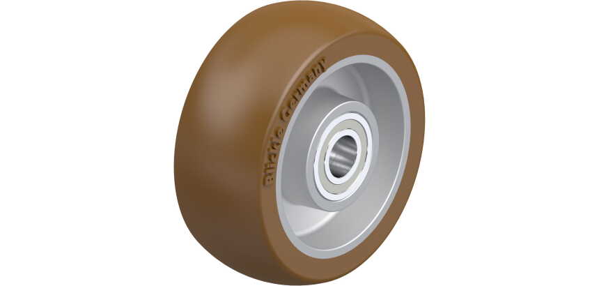 BLICKLE - Roue Ø 100mm bandage polyuréthane PU 400kg - ALB 101/15K