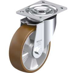 BLICKLE - Roulette pivotante Ø 160mm bandage polyuréthane PU 400kg - L-ALB 160K
