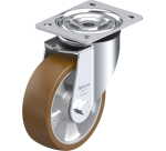 BLICKLE - Roulette pivotante Ø 150mm bandage polyuréthane PU 400kg - L-ALB 150K