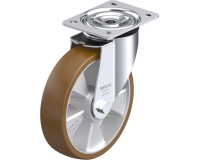 BLICKLE - Roulette pivotante Ø 200mm bandage polyuréthane PU 400kg - L-ALB 200K