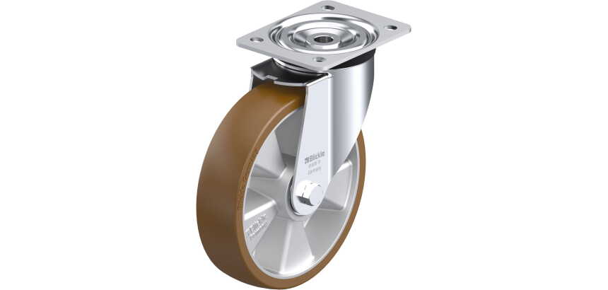 BLICKLE - Roulette pivotante Ø 200mm bandage polyuréthane PU 400kg - L-ALB 200K