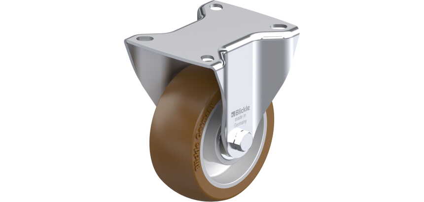 BLICKLE - Roulette fixe Ø 100mm bandage polyuréthane PU 250kg - B-ALB 101K