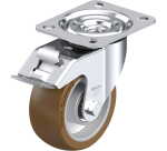 BLICKLE - Roulette pivotante à frein Ø 100mm bandage polyuréthane PU 250kg - L-ALB 101K-FI