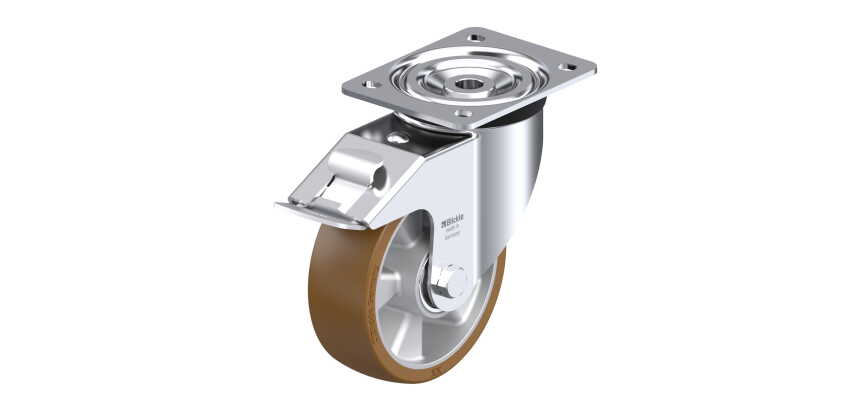 BLICKLE - Roulette pivotante à frein Ø 150mm bandage polyuréthane PU 400kg - L-ALB 150K-FI