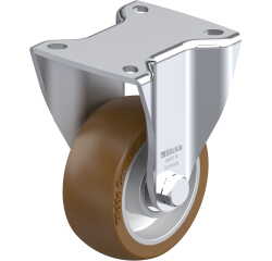 BLICKLE - Roulette fixe Ø 100mm bandage polyuréthane PU 400kg - BH-ALB 101K-1